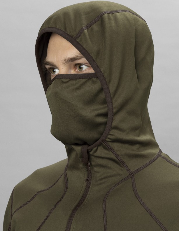 Deer Stalker Kapuzenpulli mit Reißverschluss