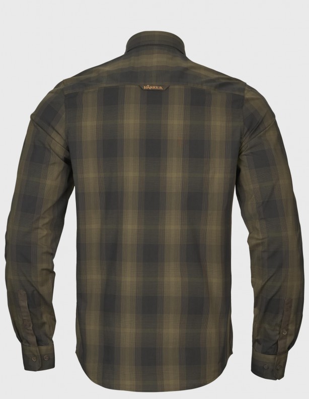 Harkila Akkan willow green shadow brown summer thin shirt