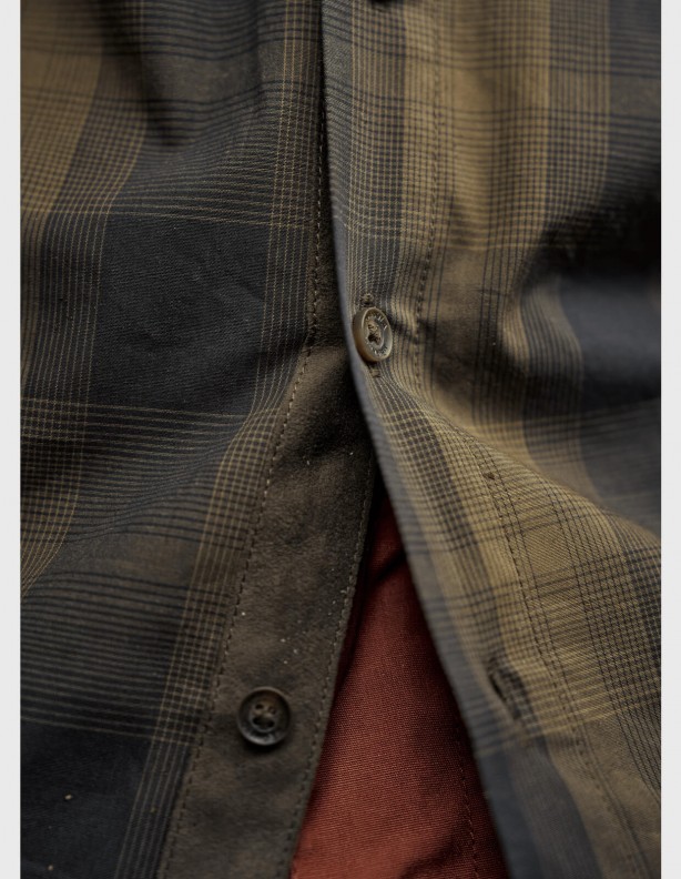 Harkila Akkan willow green shadow brown summer thin shirt