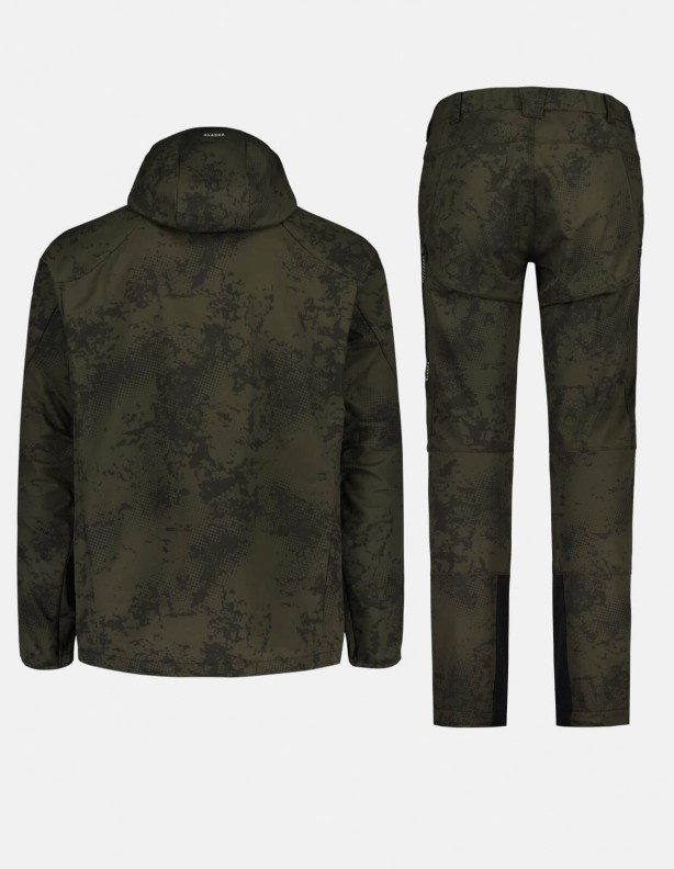 Chaser Ms Stretch Alaska Night Green Blur light and quiet hunting kit