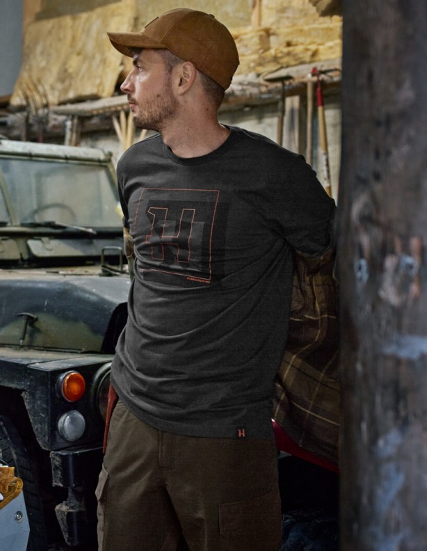Harkila H Logo phantom summer t-shirt 100% cotton