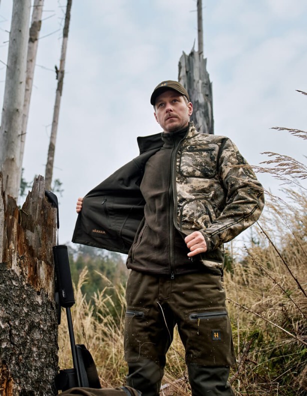 Harkila Kamko Mountain WSP veste polaire réversible membrane GORE-TEX WINDSTOPPER