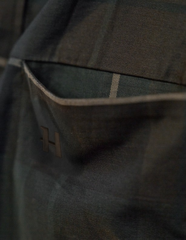Chemise Harkila Akse shadow brown 98% coton