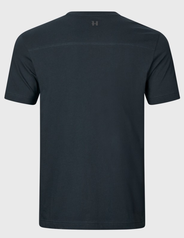 Harkila Logo dark navy - letné tričko 100% bavlna