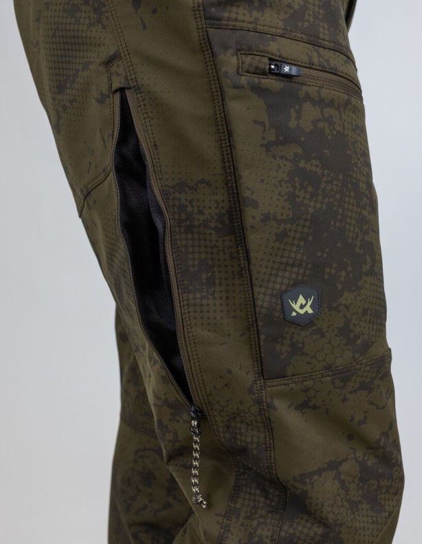 Chaser Ms Stretch Alaska Night Green Blur leichte und leise Jagdhose