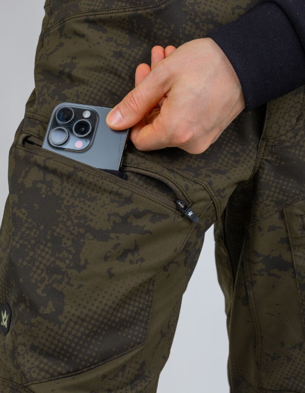 Chaser Ms Stretch Alaska Night Green Blur light and quiet hunting kit