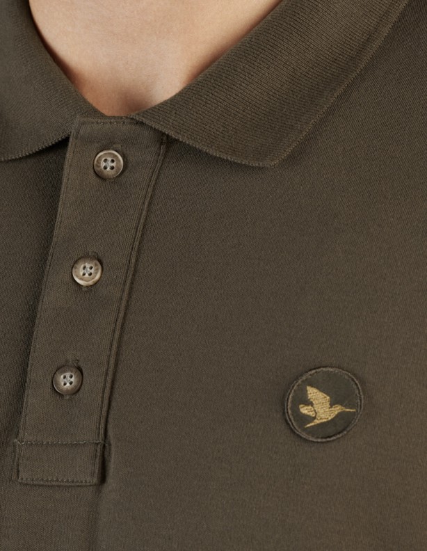 Seeland Skeet Polo klassisch grünes Hemd 50% Baumwolle