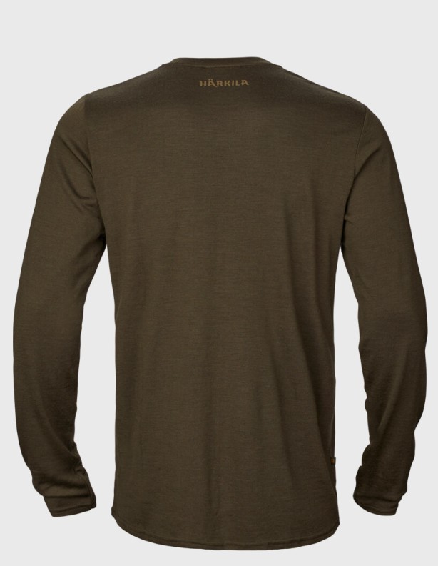 Härkila Game LS Košeľa Stag willow green bull 80% vlna