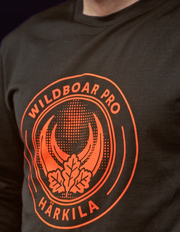 Härkila Game LS Wildboar shadow hnedá košeľa 80% vlna