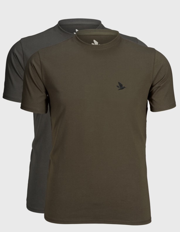 SUPERANGEBOT Seeland Outdoor 2er-Pack Sommer-T-Shirts 60% Baumwolle
