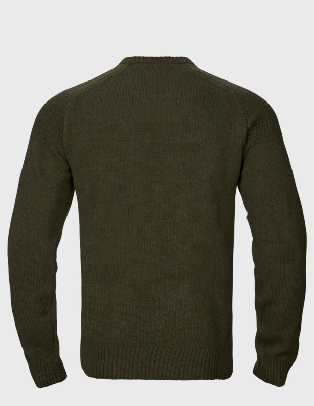 Harkila Vincent Merino V-Neck Pullover Rosin 100% wełna