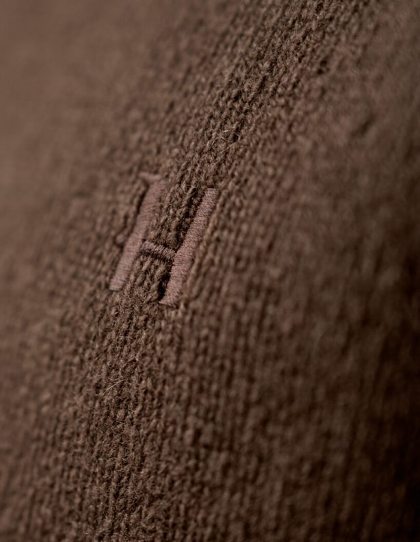 copy of Harkila Vincent Merino V-Neck Pullover Rosin 100% Wolle