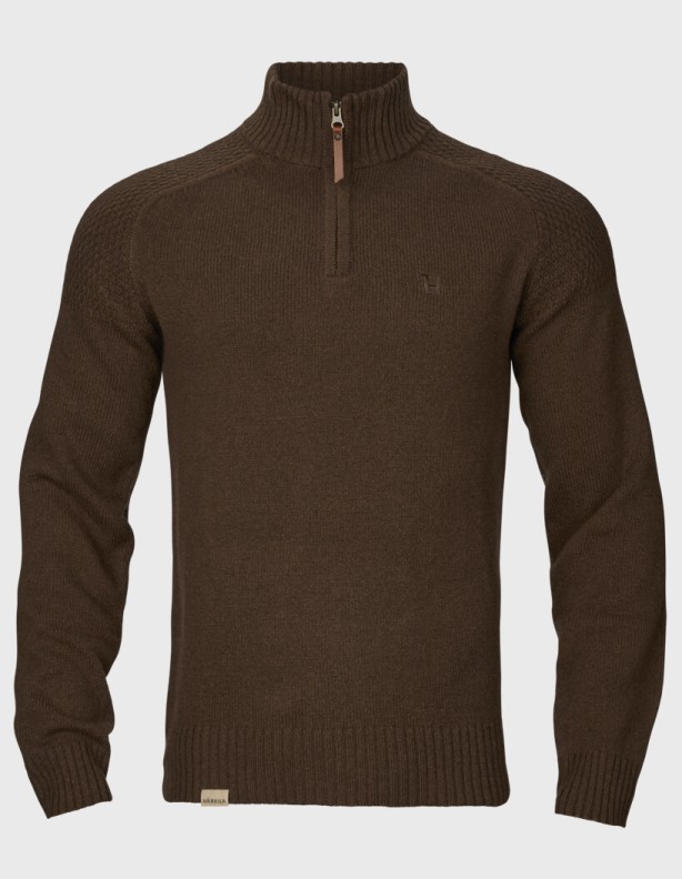 Harkila Vincent Merino Half Zip Pullover Rosin svetr 100% vlna