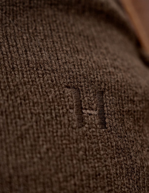 Harkila Vincent Merino Half Zip Pullover Pull Rosin 100% laine