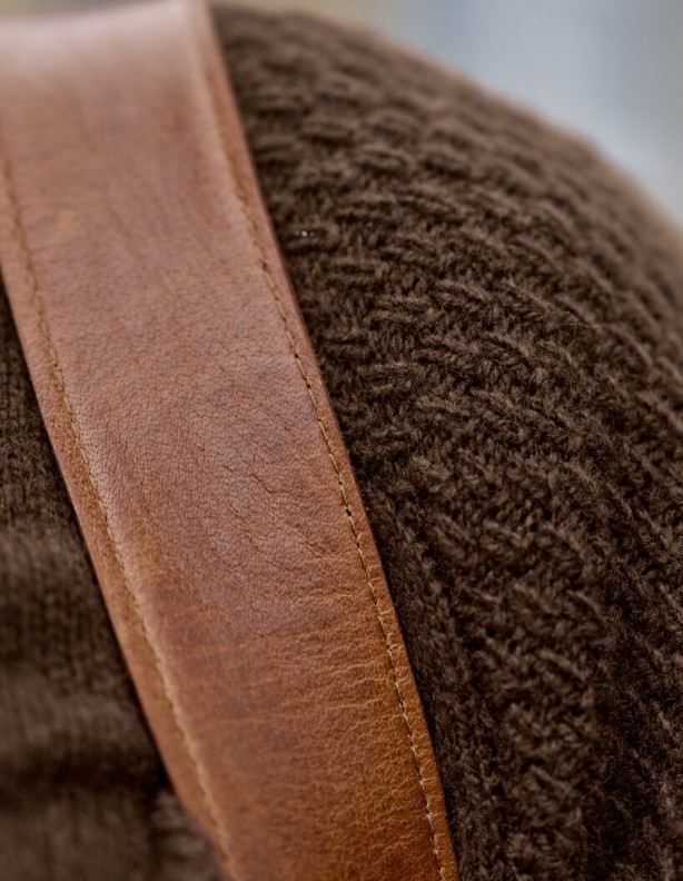 Harkila Vincent Merino Half Zip Pullover Demitasse brown sweter 100% wełna