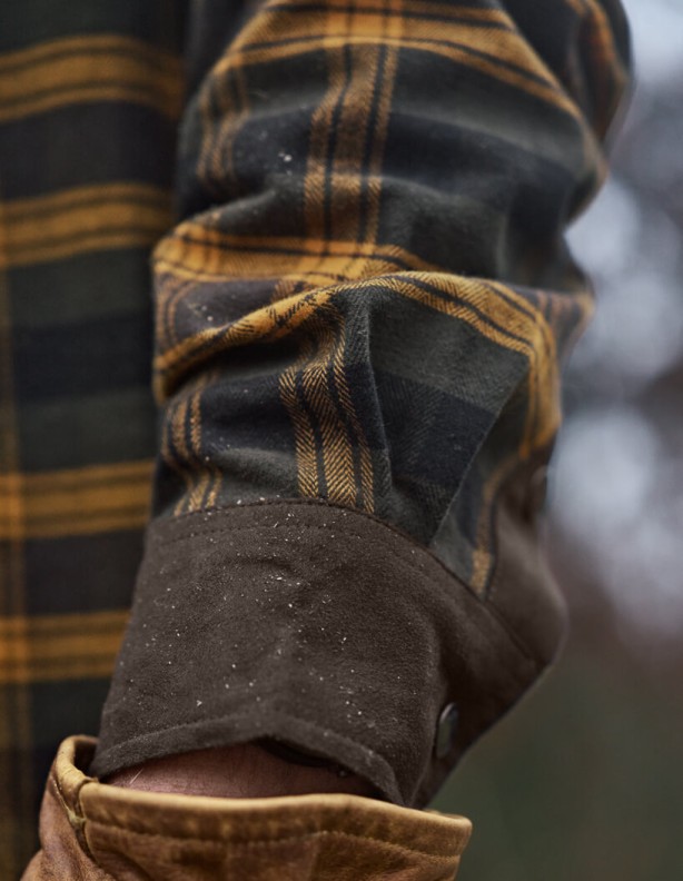 Harkila Aivak L/S ing bakancs barna - vastag pamut ing
