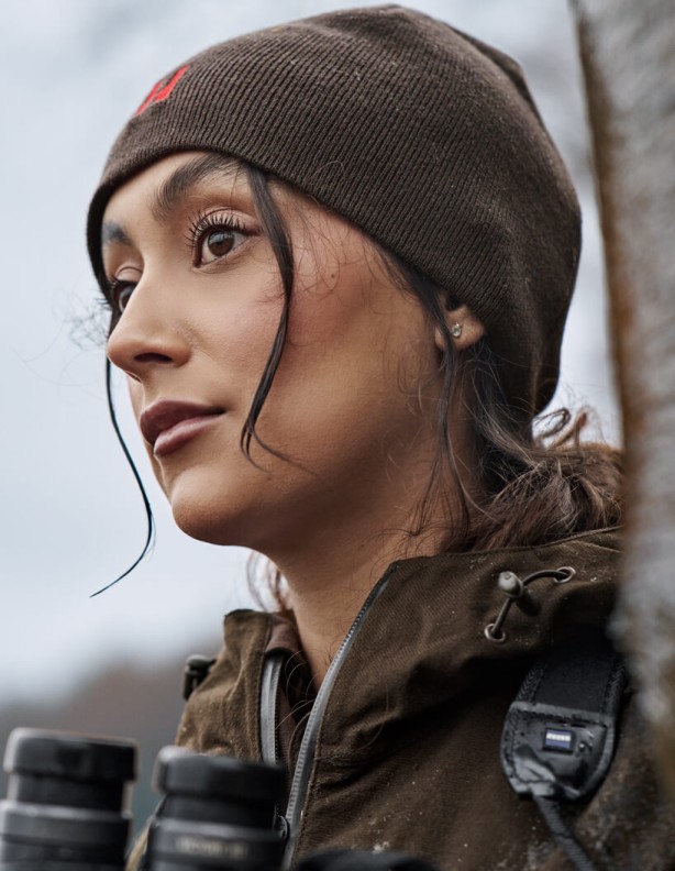 Harkila Aspire Reversible Beanie Doppelseitige Strickmütze