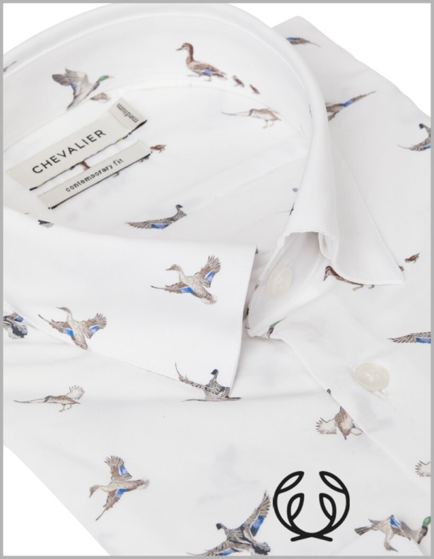 Chevalier Danson shirt ducks in a row