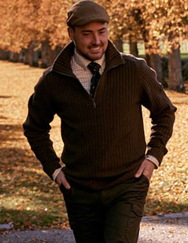 Chevalier Antony Half Zip Wool Pullover Pullover 80 % Wolle