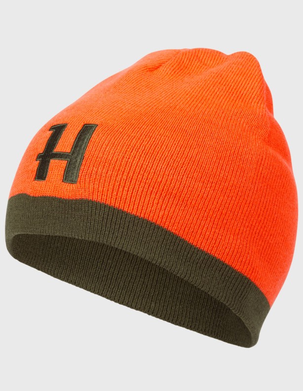 Harkila Reversible Beanie dwustronna czapka green orange