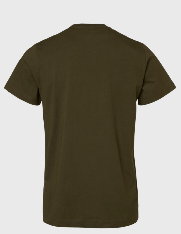 Alaska Camo Logo Ms T-shirt Night Green Tričko 100% bavlna