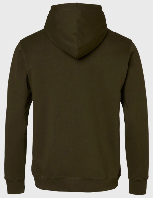 Mikina Alaska Camo Logo Ms Night Green, 100 % bavlna