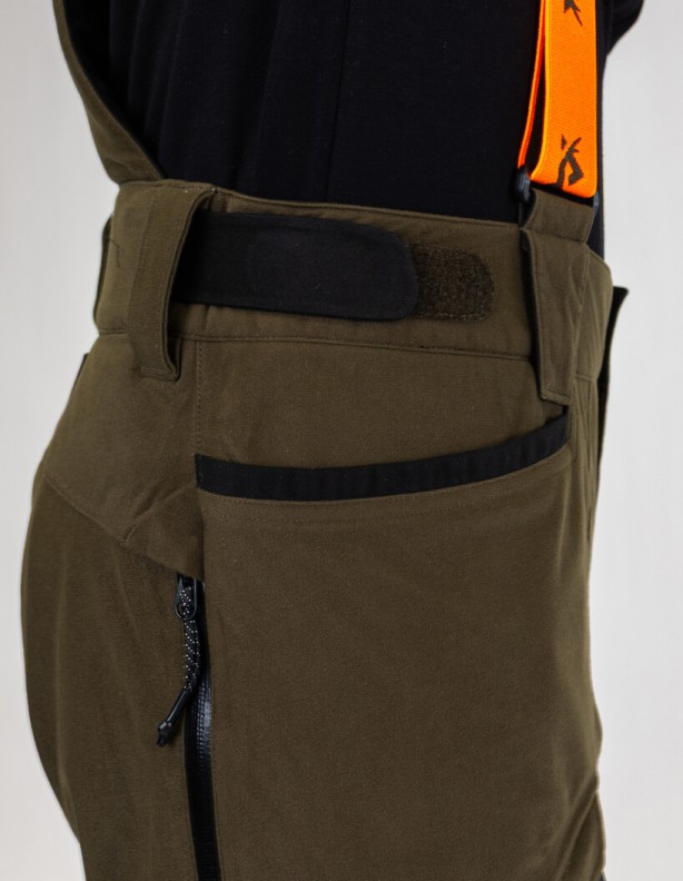 Alaska Tundra Brown - ocieplane spodnie myśliwskie membrana APS® ROZM DO 4XL!
