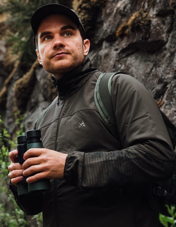 Alaska Active Hunter Ms Hybrid Night Green Blur bunda s izolací