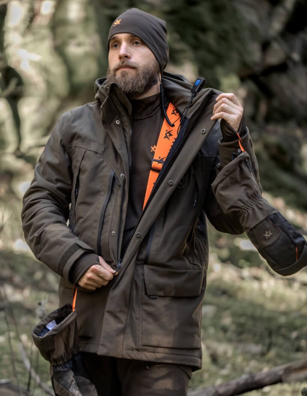 Alaska Tundra Brown - szigetelt vadászkabát APS® membrán ROZM TO 4XL!
