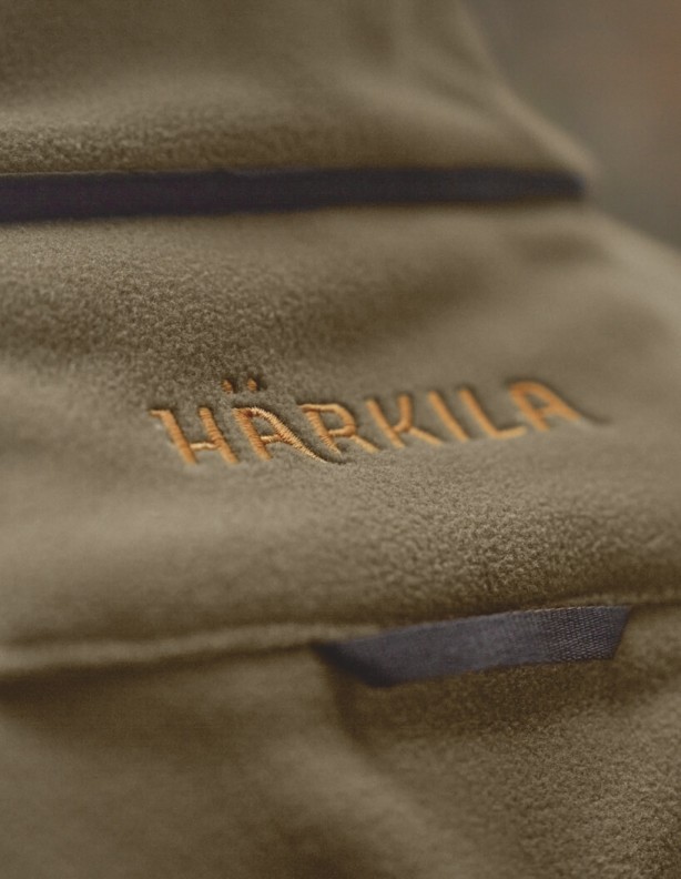 Harkila Kamko Dark antique bronze Willow green oboustranná fleecová bunda s membránou Gore-Tex