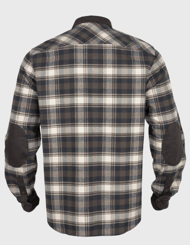 Harkila Aivak L/S shirt turkish coffee koszula z grubej bawełny