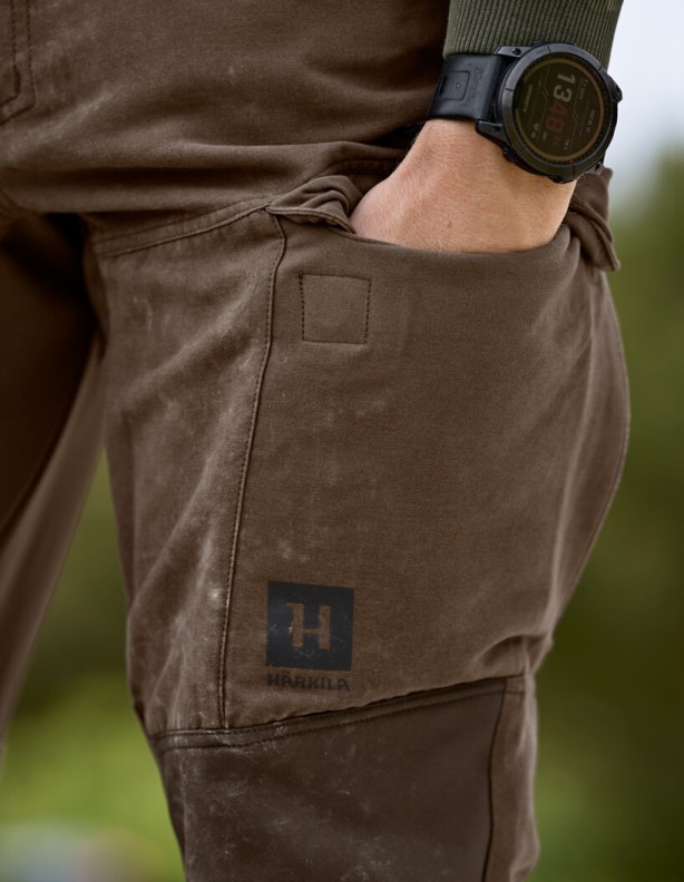 BESTSELLER Pantalon de chasse Harkila, couleur brun ardoise foncé scandinave