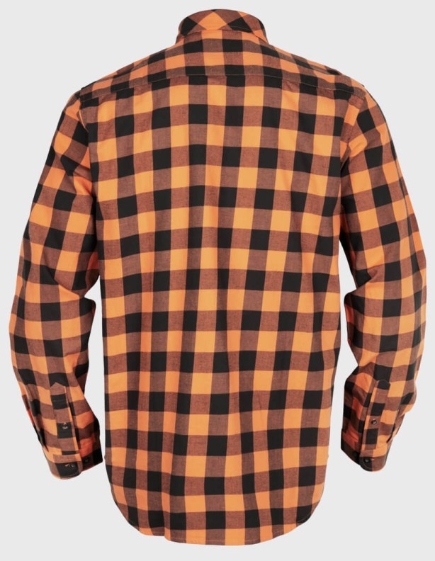 Harkila Scandinavian mandarin check shirt, 100% cotton