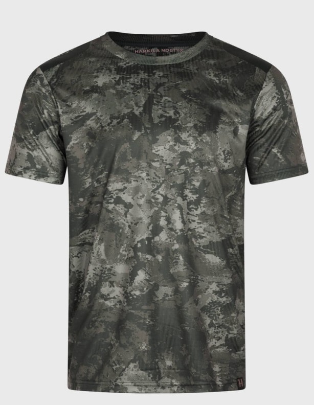 Harkila NOCTYX Camo AXIS MSP® Black/Black technické tričko