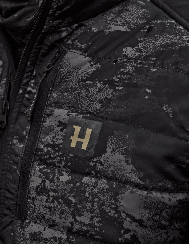 Harkila NOCTYX Camo Hybrid AXIS MSP® Black/Black утепленная куртка