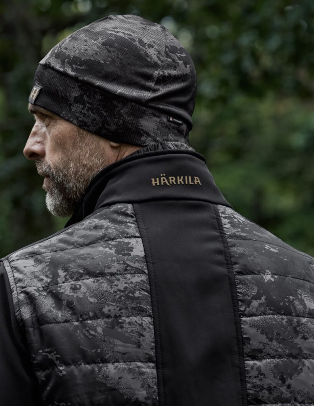 Harkila NOCTYX Camo Hybrid AXIS MSP® Black/Black утепленная куртка