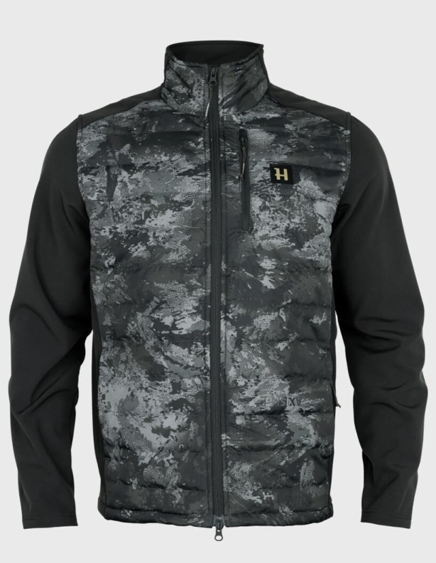 Harkila NOCTYX Camo Hybrid AXIS MSP® Black/Black zateplená bunda