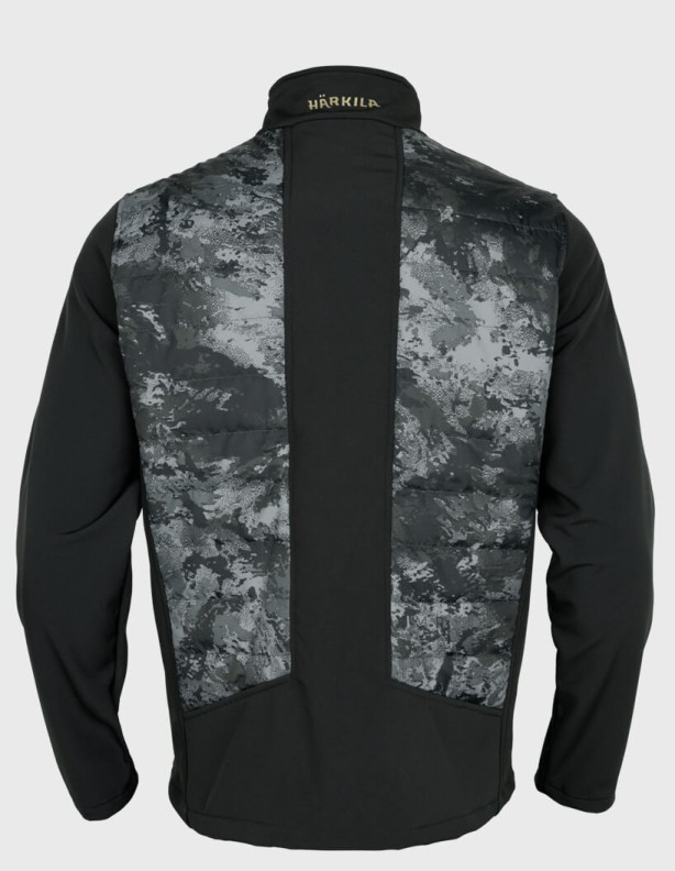 Harkila NOCTYX Camo Hybrid AXIS MSP® Black/Black утепленная куртка