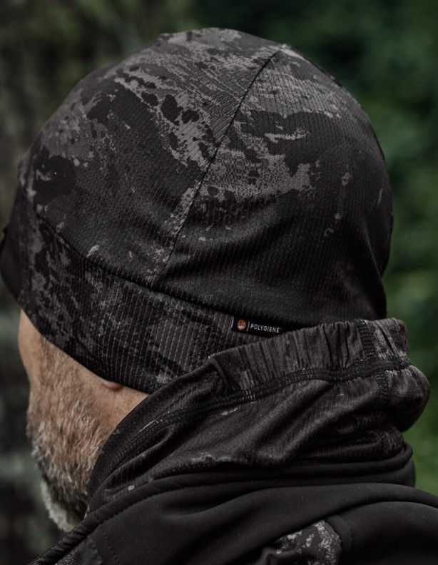 Härkila NOCTYX Camo Neck Gaiter AXIS MSP® Čierny nákrčník