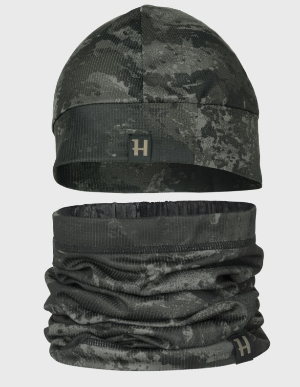Härkila NOCTYX Camo Set Mütze + Schlauchschal