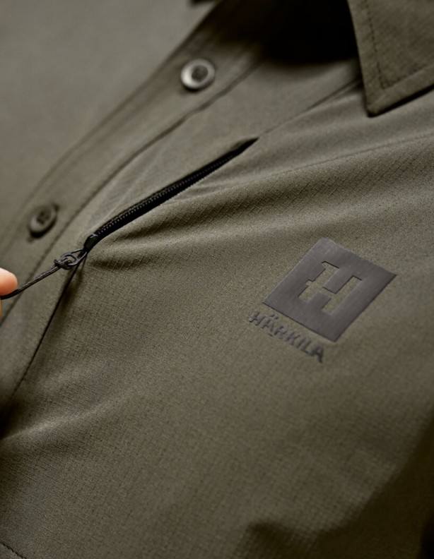 Harkila Trek S/S Shirt grape leaf chemise technique