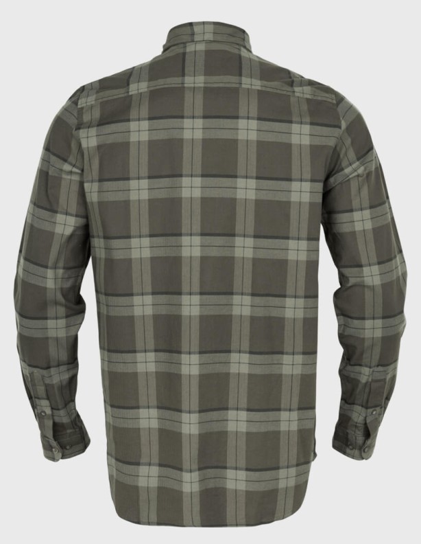 Harkila Fjell L/S grün kariertes Hemd 97 % Baumwolle
