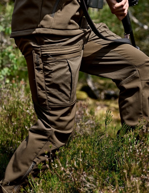 Harkila Flex willow green letnie spodnie