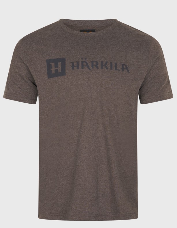 Harkila Identity hnědá melírovaná košile 50 % bavlna 50 % polyester