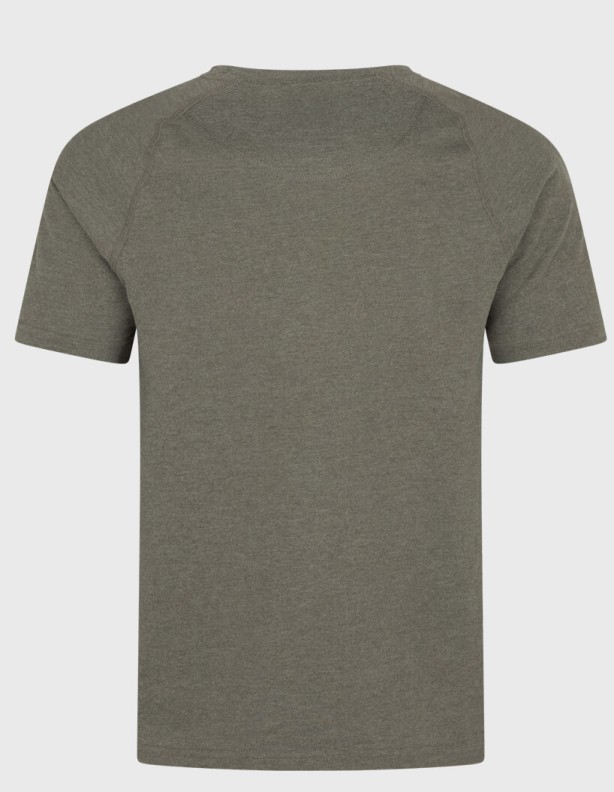 Harkila Instinct grün melange T-Shirt 50 % Baumwolle 50 % Polyester