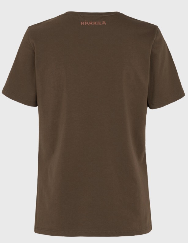 Harkila H Logo W Willow Green Women's T-Shirt 100% Cotton