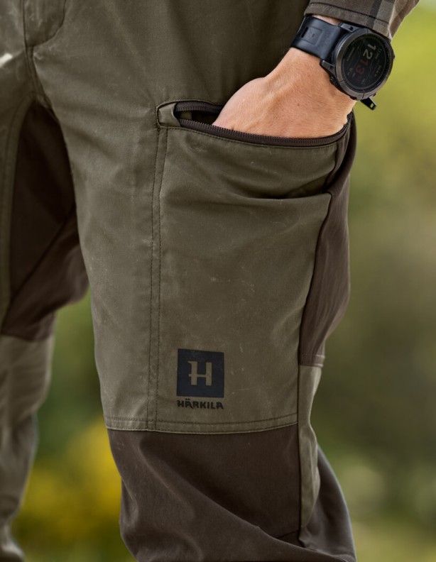 Harkila Fjell grape leaf willow green pantalon d'été résistant