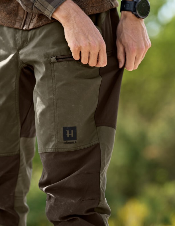 Harkila Fjell grape leaf willow green pantalon d'été résistant