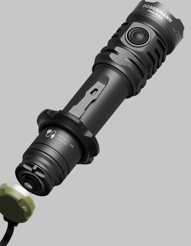 Armytek Doberman PRO Magnet - tactical flashlight