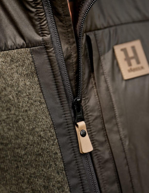 Harkila Kalix Fleece, zelená barva, teplá vesta